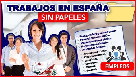 trabajo madrid sin papeles|Empleos de trabajo en madrid sin papeles